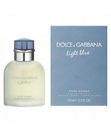 DOLCE & GABBANA  LIGHT BLUE POUR HOMME EAU DE TOILETTE  VAPO 75ML