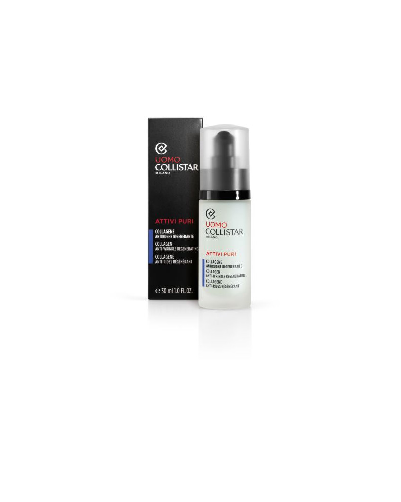 COLLISTAR UOMO ATTIVI PURI COLLAGENE ANTIRUGHE RIGENERANTE 30ML.