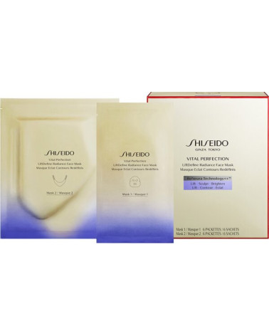 SHISEIDO VITAL PERFECTION MASCHERA VISO EFFETTO LIFTING ILLUMINANTE