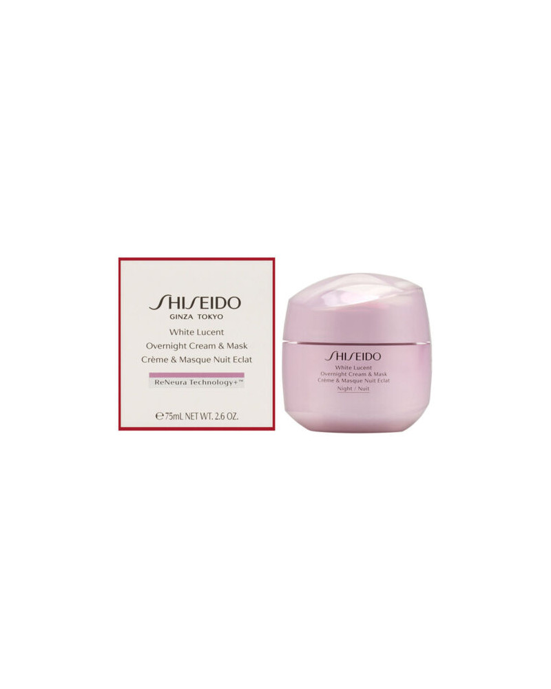 SHISEIDO WHITE LUCENT CREMA MASCHERA NOTTE EFFETTO LUMINOSITA\' 75 ML