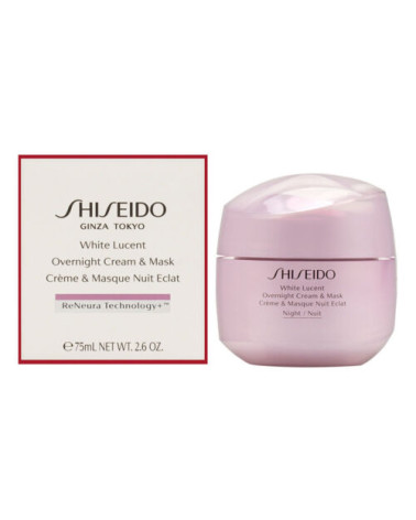 SHISEIDO WHITE LUCENT CREMA MASCHERA NOTTE EFFETTO LUMINOSITA\' 75 ML