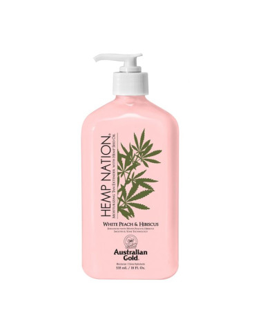 AUSTRALIAN GOLD HEMP NATION WHITE PEACH & HIBISCUS 535 ML