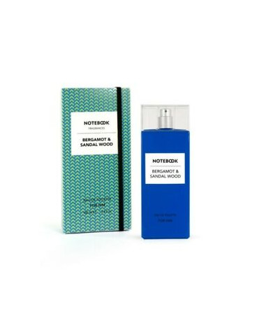 AQUOLINA NOTEBOOK EAU DE TOILETTE 100ML. SPRAY BERGAMONT E SANDAL WOOD