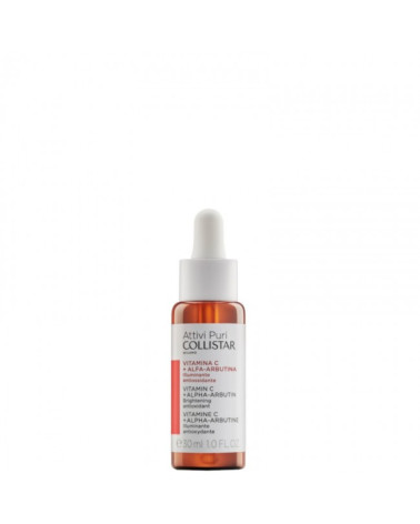 COLLISTAR ATTIVI PURI VITAMINA C +ALFA - ARBUTINA ILLUMINANTE ANTIOSSIDANTE 30ML.