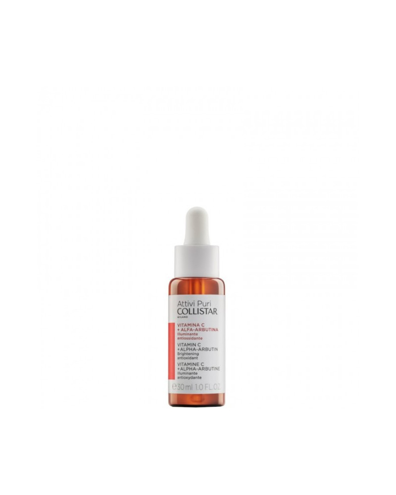 COLLISTAR ATTIVI PURI VITAMINA C +ALFA - ARBUTINA ILLUMINANTE ANTIOSSIDANTE 30ML.