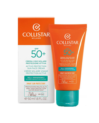 COLLISTAR SOLARE CREMA VISO PELLI SENSIBILI SPF 50+ 50 ML