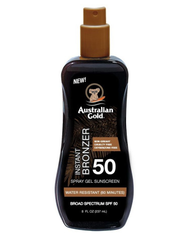 AUSTRALIAN GOLD GEL SPRAY BRONZER SPF50 237 ML