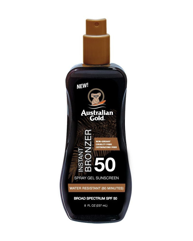 AUSTRALIAN GOLD GEL SPRAY BRONZER SPF50 237 ML