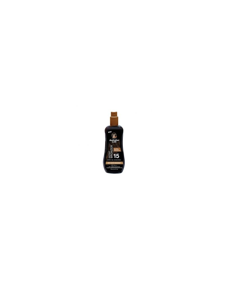 AUSTRALIAN GOLD SPRAY GEL BRONZER SPF15 237 ML