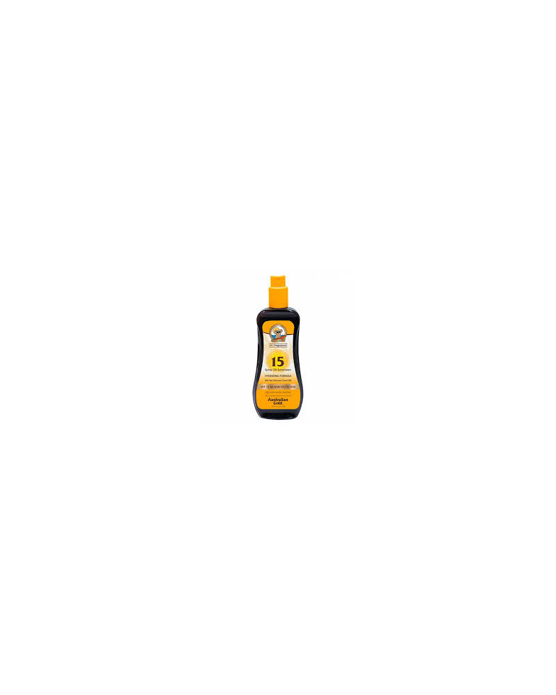 AUSTRALIAN GOLD OLIO SPRAY CON CAROTA SPF15 237 ML