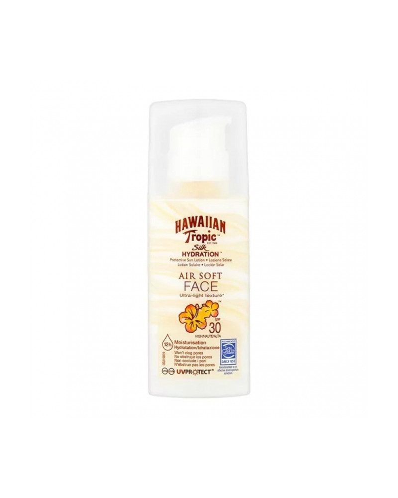 HAWAIIAN TROPIC HYDRATION SILK FACE SPF30 50 ML