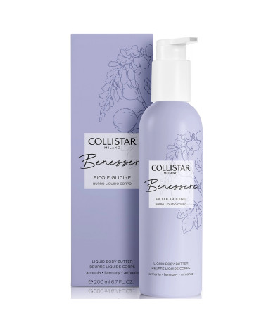 COLLISTAR BENESSERE FICO E GLICINE BURRO LIQUIDO CORPO 200 ML