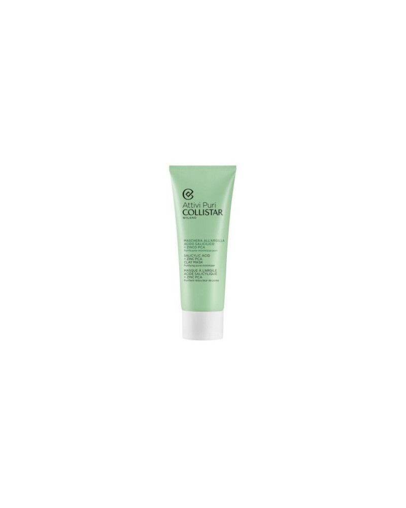 COLLISTAR ATTIVI PURI MASCHERA ARGILLA E ACIDO SALICILICO 75 ML