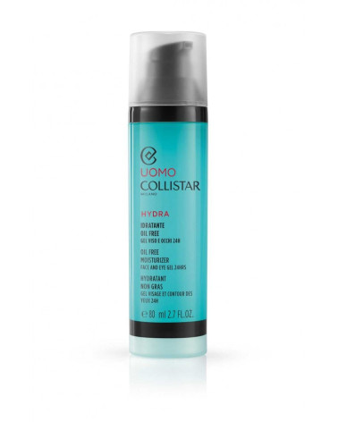 COLLISTAR UOMO IDRATANTE OIL FREE GEL VISO OCCHI 24 H