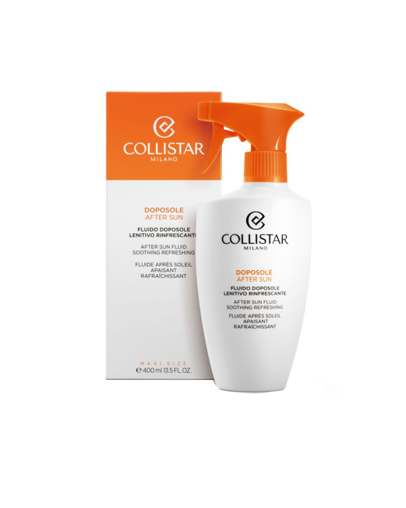 COLLISTAR SOLARE  DOPOSOLE FLUIDO RINFRESCANTE LENITIVO 400 ML.