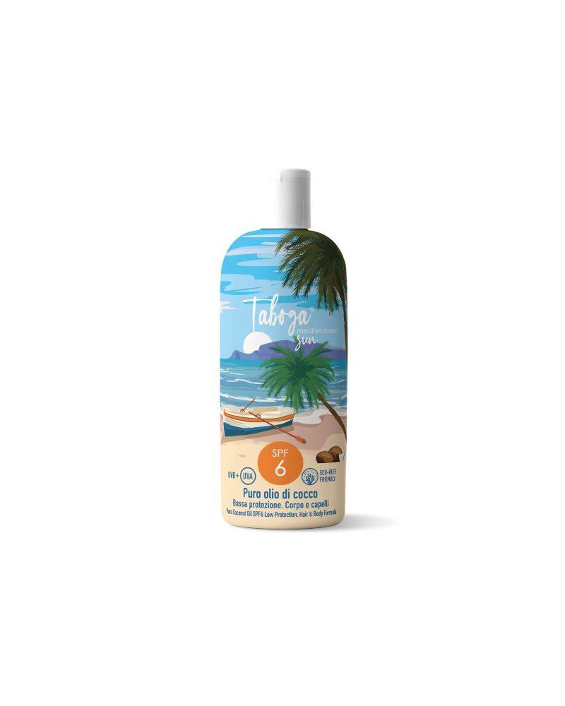 TABOGA PURO OLIO DI COCCO SPF6 FLACONE 200 ML