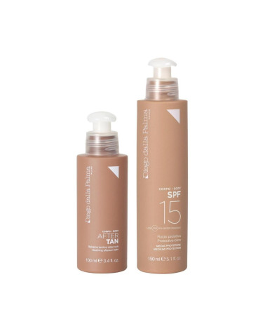 DIEGO DALLA PALMA SOLARE KIT CORPO FLUIDO SPF15 150ML + DOPOSOLE 100ML + BAG RETE