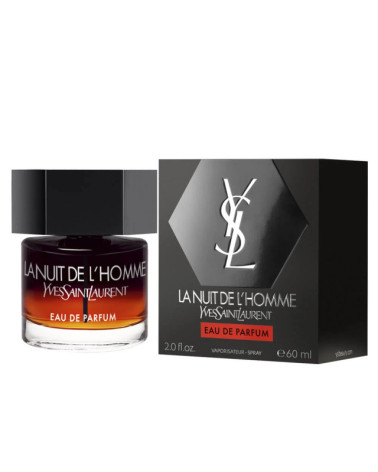 YVES SAINT LAURENT LA NUIT DE L HOMME EAU DE PARFUM 60ML. SPRAY